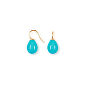 Forg. sølvøreh. m/bøhmisk kvartsglas farve48 - Urma.dk