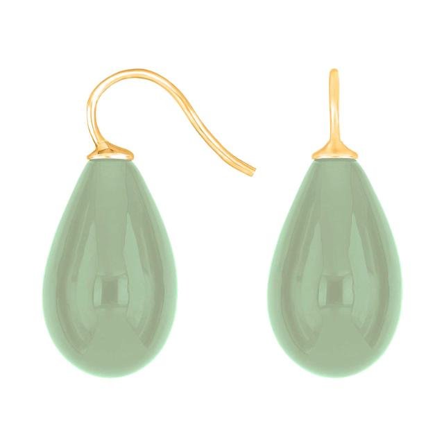 Forg. sølvøreh. m/bøhmisk kvartsglas farve52 - Urma.dk