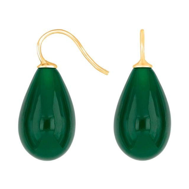 Forg. sølvøreh. m/bøhmisk kvartsglas farve53 - Urma.dk