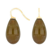 Forg. sølvøreh. m/bøhmisk kvartsglas farve61 - Urma.dk