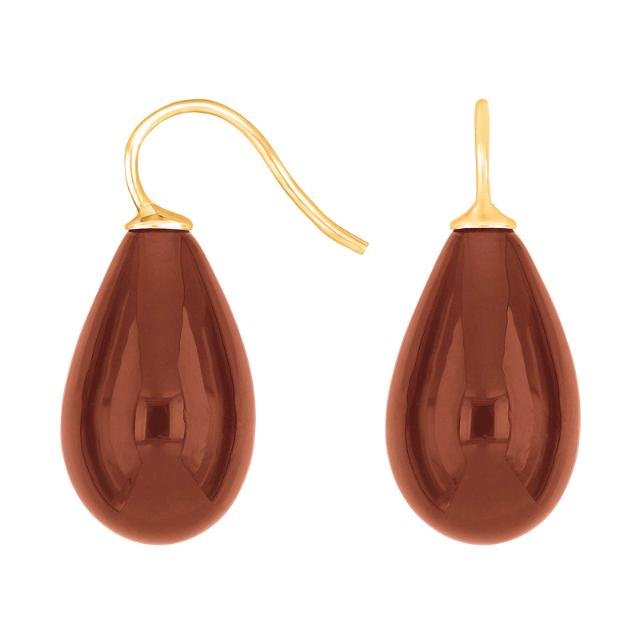 Forg. sølvøreh. m/bøhmisk kvartsglas farve70 - Urma.dk