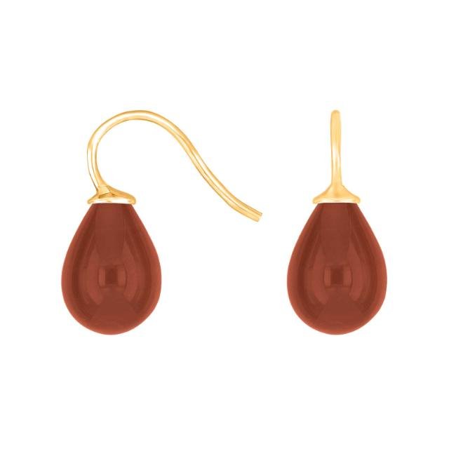 Forg. sølvøreh. m/bøhmisk kvartsglas farve70 - Urma.dk