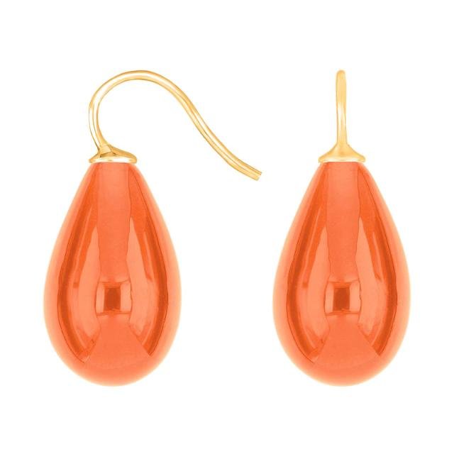 Forg. sølvøreh. m/bøhmisk kvartsglas farve75 - Urma.dk