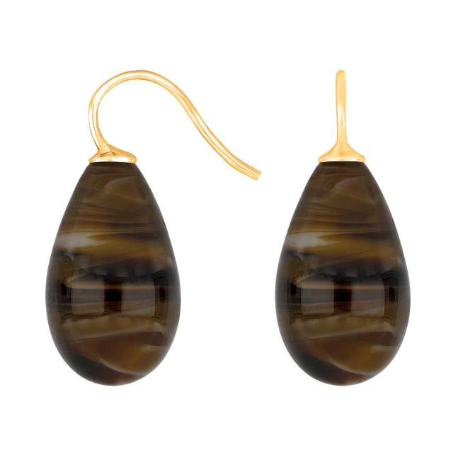 Forg. sølvøreh. m/bøhmisk kvartsglas farve83 - Urma.dk