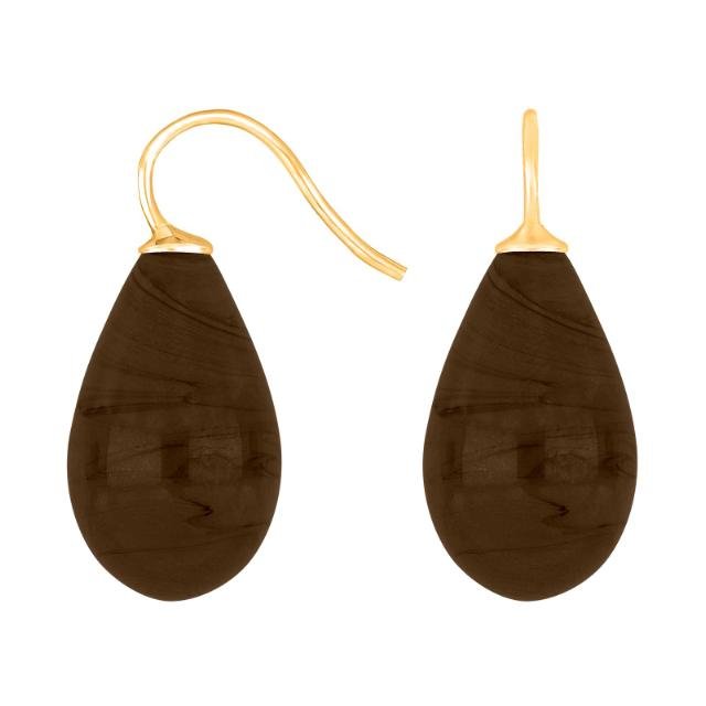 Forg. sølvøreh. m/bøhmisk kvartsglas farve85 - Urma.dk