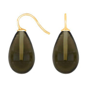 Forg. sølvøreh. m/bøhmisk kvartsglas farve97 - Urma.dk