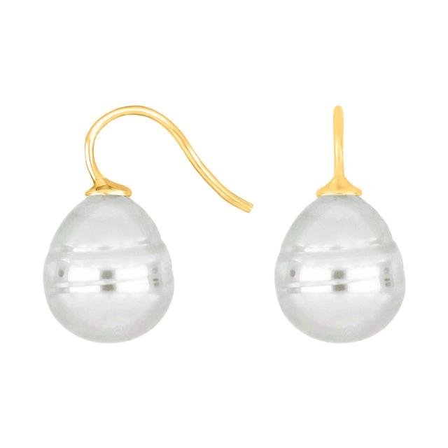 Forg. sølvøreh. m/Mallorca perle farve07 - Urma.dk