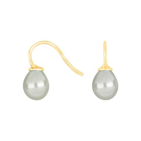 Forg. sølvøreh. m/Mallorca perle farve07 - Urma.dk