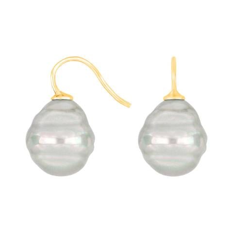 Forg. sølvøreh. m/Mallorca perle farve73
