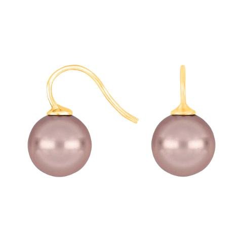 Forg. sølvøreh. m/Mallorca perle farve11 - Urma.dk