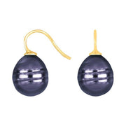 Forg. sølvøreh. m/Mallorca perle farve46 - Urma.dk