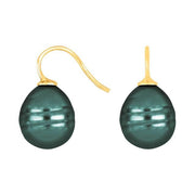 Forg. sølvøreh. m/Mallorca perle farve73
