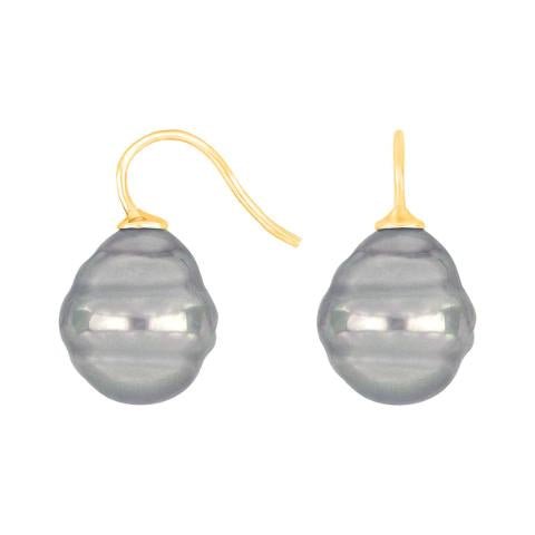 Forg. sølvøreh. m/Mallorca perle farve73
