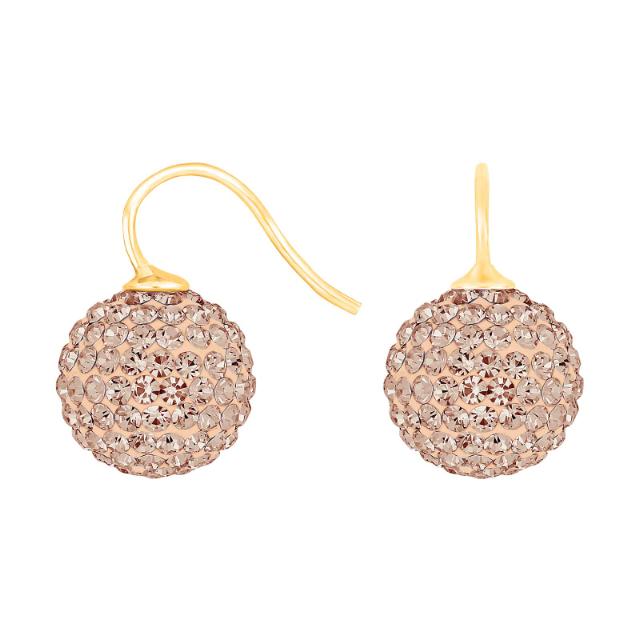 Forg. sølvøreh. pavékugle m/Krg farve75 - Urma.dk