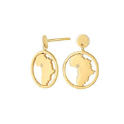 Forg. sølvørehænger Africa LOH 15mm - Urma.dk