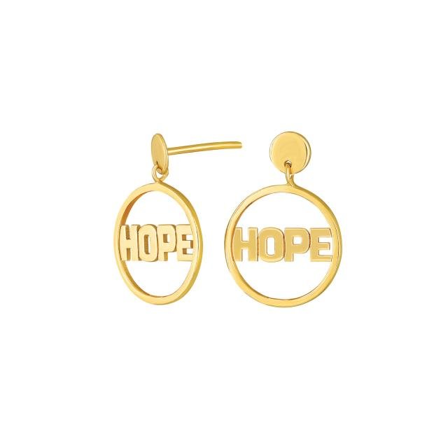 Forg. sølvørehænger HOPE LOH 15mm - Urma.dk