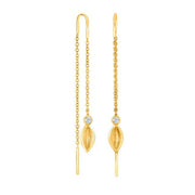 Forg. sølvørehængere m/cz - Urma.dk