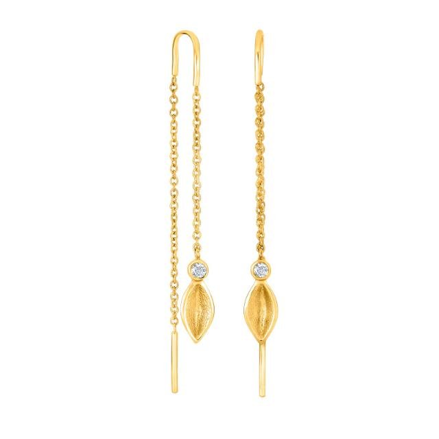 Forg. sølvørehængere m/cz - Urma.dk