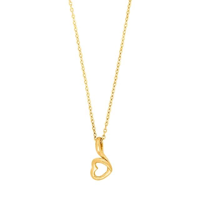 Forg. sølvvedhæng mat/blank inkl. Kæde - Urma.dk