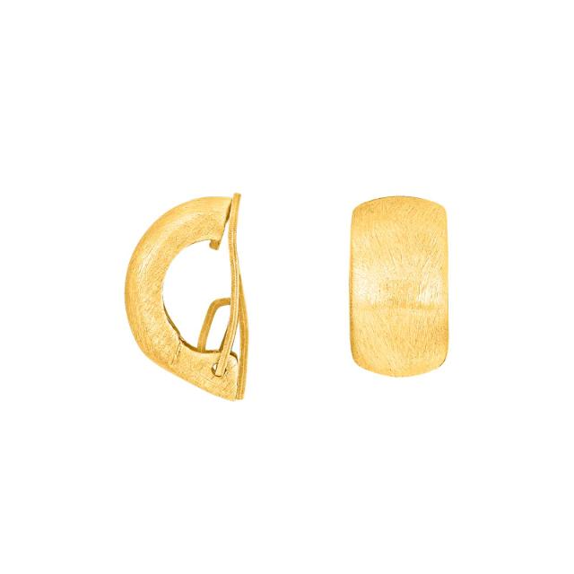 Forg. sølv mat system-clips Lili 15x8mm