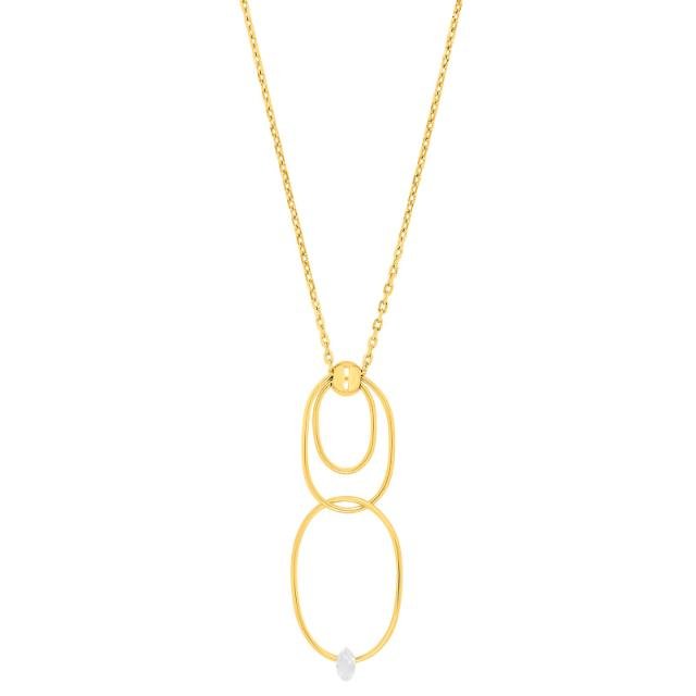 Forgyldt halskæde MAJANOR - Urma.dk