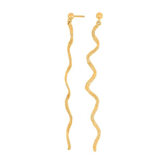 Forgyldt ørehænger FUN52 - Urma.dk