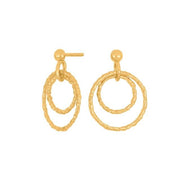 Forgyldt ørehænger HAPPY52 - Urma.dk