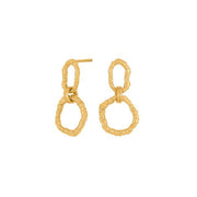 Forgyldt ørehænger HAPPY52 - Urma.dk