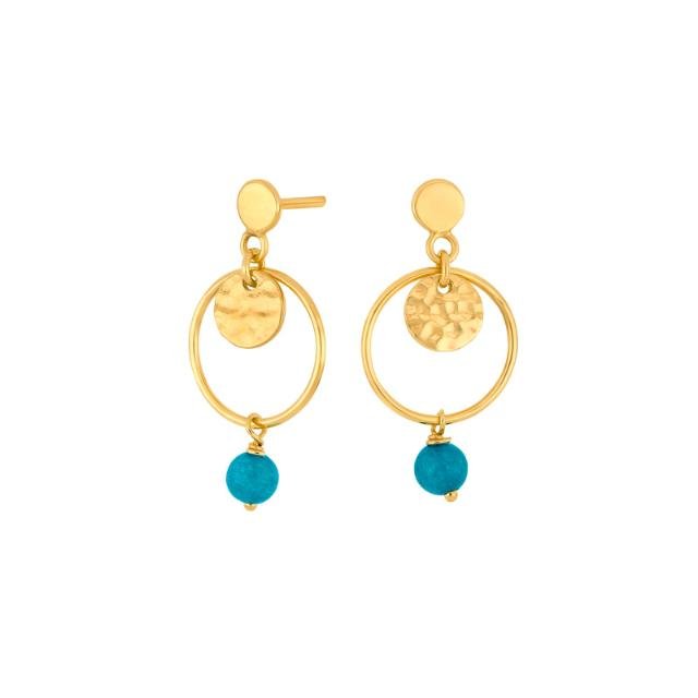 Forgyldt ørehænger JOY52 AB - Urma.dk