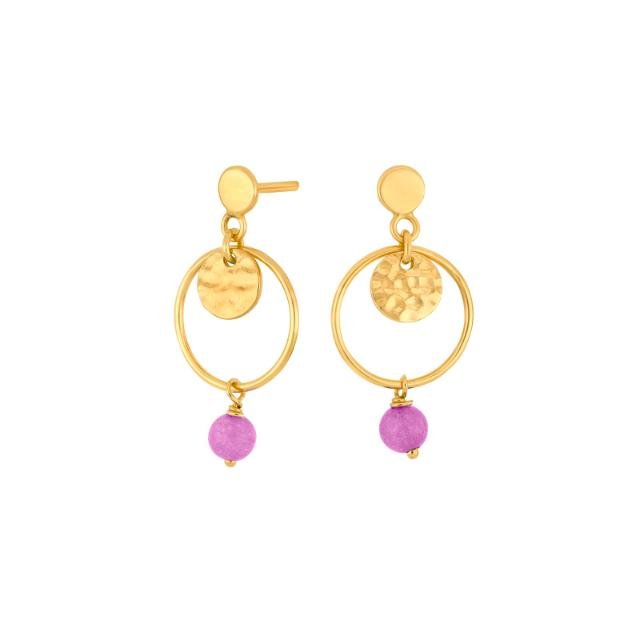 Forgyldt ørehænger JOY52 LQ - Urma.dk