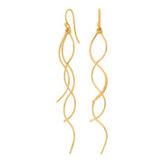 Forgyldt ørehænger SPIN52 - Urma.dk