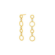 Forgyldt ørehængere MARIENOR 3 - Urma.dk