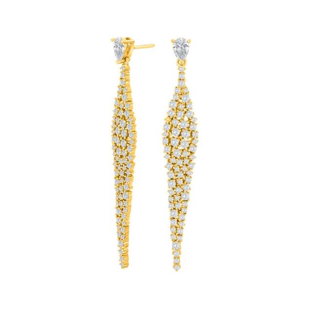 Forgyldt ørehængere MIMINOR - Urma.dk