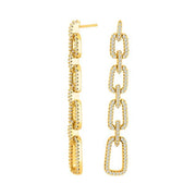 Forgyldt ørehængere MIMINOR kantet - Urma.dk