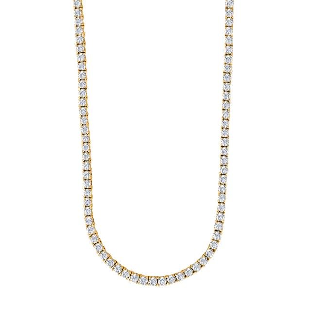 Forgyldt sølv collier KARENNOR - Urma.dk