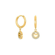 Forgyldt sølv creoler NILLANOR - Urma.dk