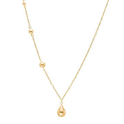 Forgyldt sølv halskæde DROPS52 - Urma.dk