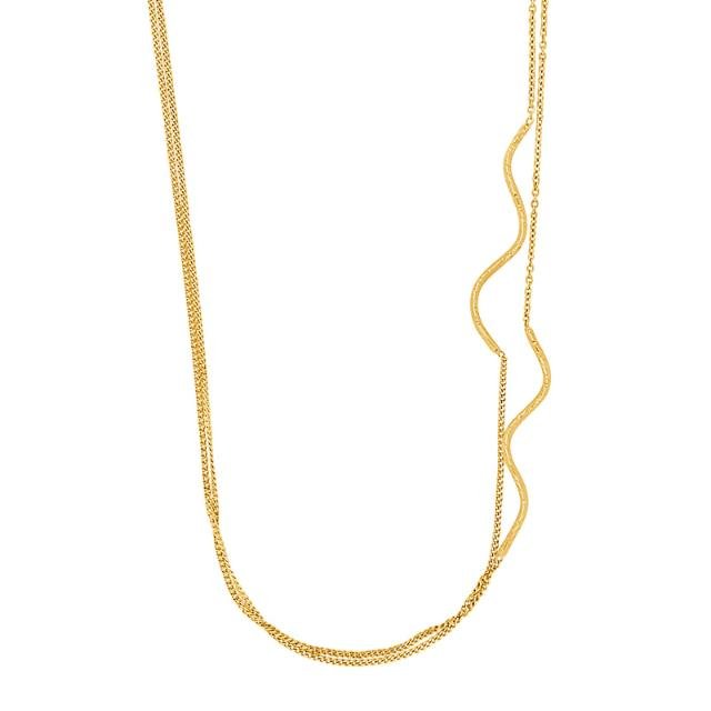 Forgyldt sølv halskæde FILM52 - Urma.dk