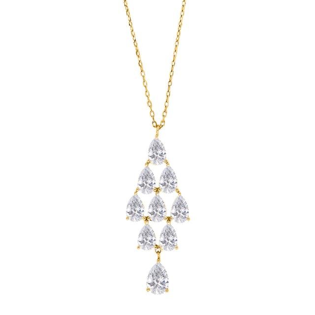 Forgyldt sølv halskæde LOTTENOR - Urma.dk