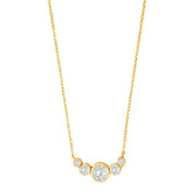 Forgyldt sølv halskæde NYNNENOR - Urma.dk