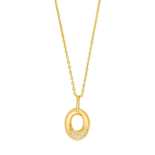 Forgyldt sølv halskæde OLGANOR - Urma.dk