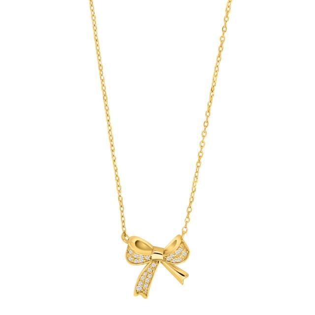 Forgyldt sølv halskæde OLYMPIANOR - Urma.dk