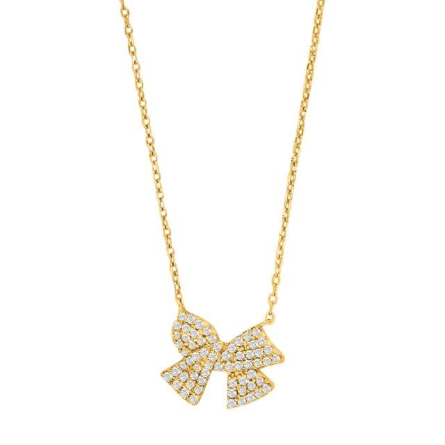 Forgyldt sølv halskæde OTHILIANOR - Urma.dk