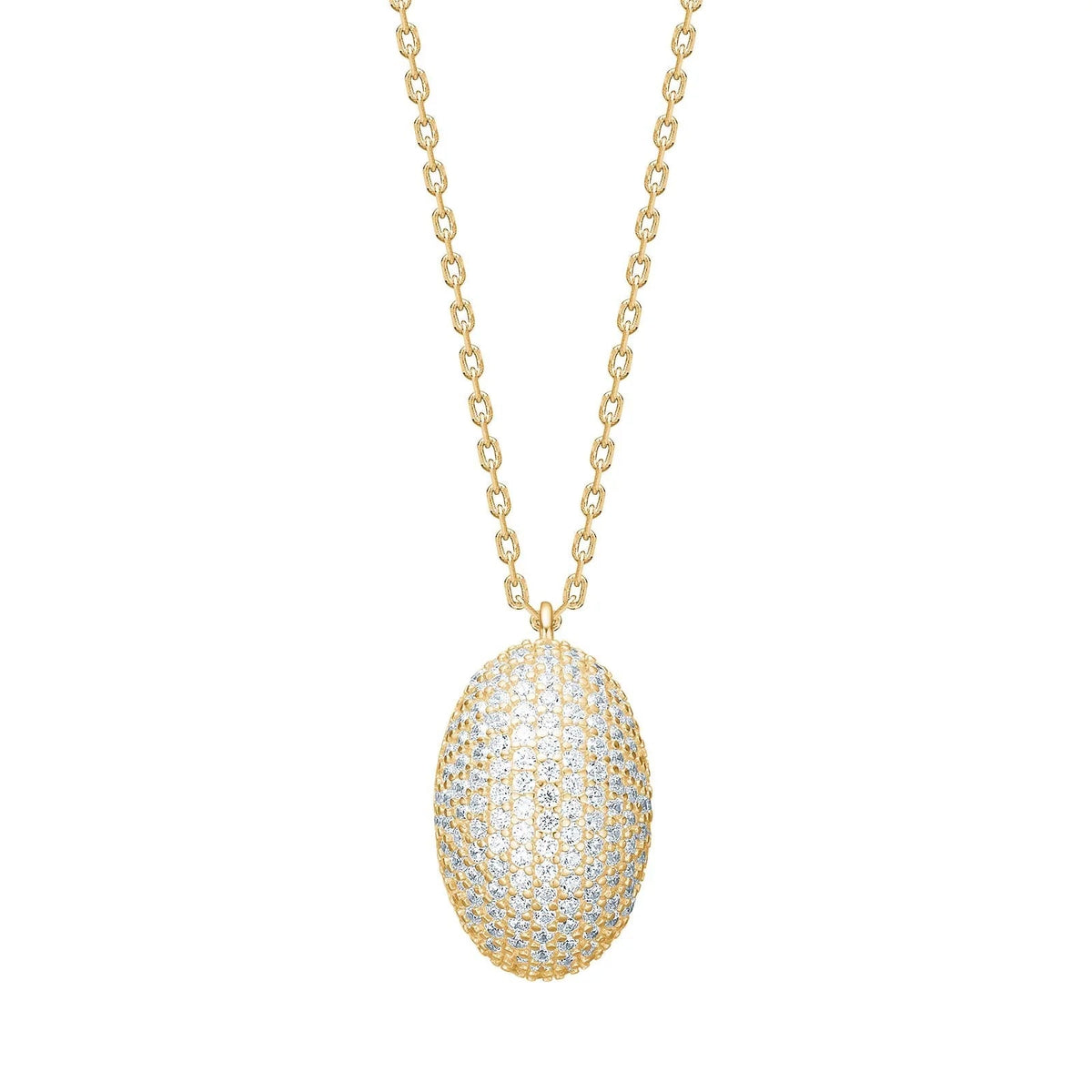 Forgyldt sølv halskæde stor REBECCANOR - Urma.dk