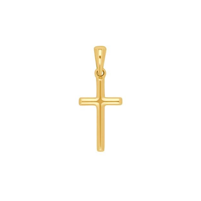 Forgyldt sølv kors 18mm - Urma.dk