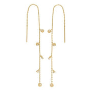 Forgyldt sølv ørehænger GWENNOR 13cm - Urma.dk