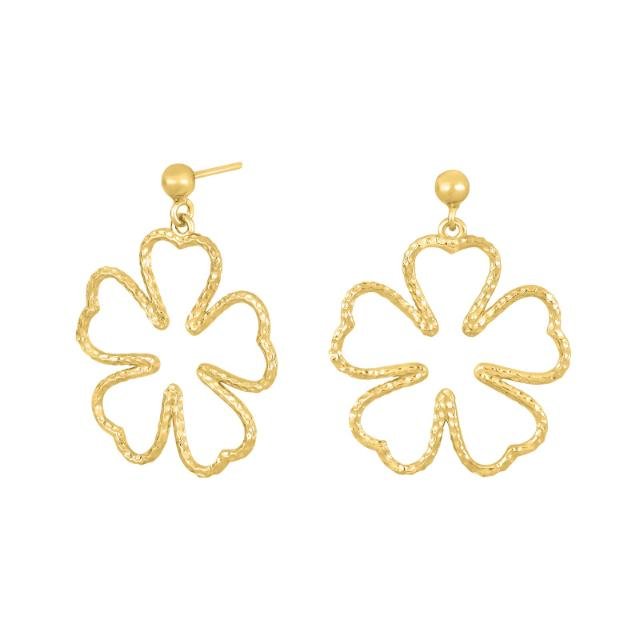 Forgyldt sølv ørehængere ADORE52 1 - Urma.dk