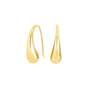 Forgyldt sølv ørehængere dråbe MACARINA52 - Urma.dk