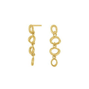 Forgyldt sølv ørehængere GEM52 - Urma.dk