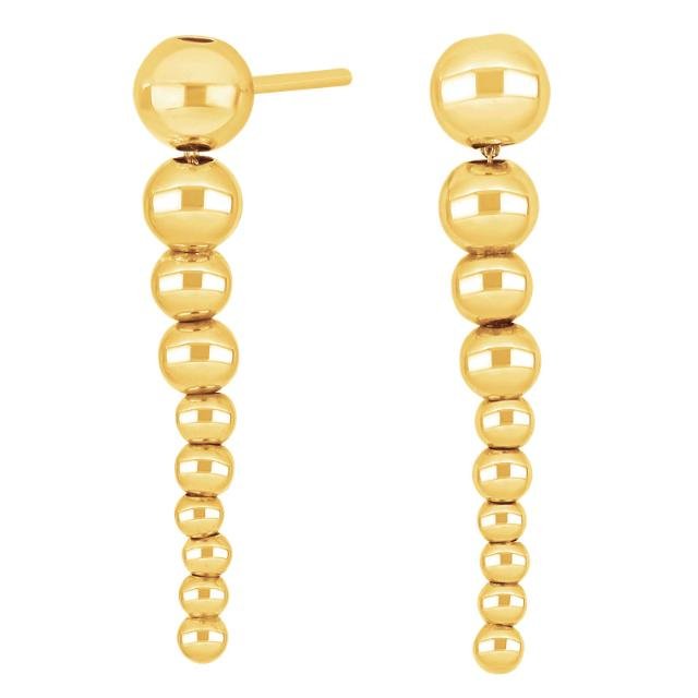 Forgyldt sølv ørehængere MAMBO52 - Urma.dk